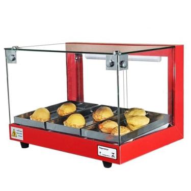 Imagem de B3 - Estufa Beta para salgados 3 bandejas Vermelho - 220V - Omega