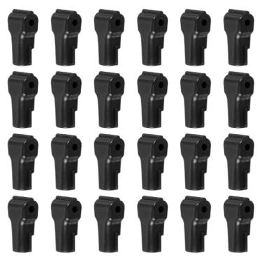 Imagem de PATIKIL Trava de fixação de 5 mm, 50 ganchos para quadro de pegboard, travas de gancho anti-varredura e roubo, pinos de plástico para acessórios móveis, loja, roupas, varejo, segurança, exibição