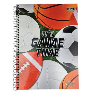 Imagem de Caderno Espiral Grande Universitário 10 Matérias Vibe Feminino/Masculi