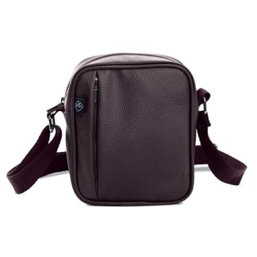 Imagem de Bolsa Transversal Masculina Feminina Shoulder Bag Executiva em Couro PU, PGH Pulse