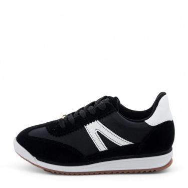 Imagem de Tênis Feminino Vizzano REF: 1450102 NYLON-CAMURCA-PELICA, 35, Preto