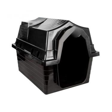 Imagem de Casinha De Cachorro N 4 Para Cachorro Pequeno e Médio Porte (PRETO)