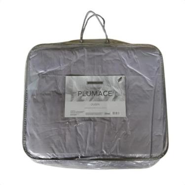 Imagem de Edredom Plumage Queen 240 x 260 Toque de Pluma 400 Fios - Rozac, Cinza