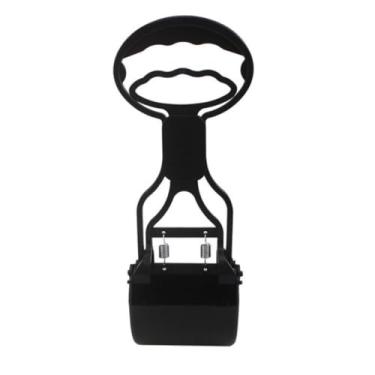 Imagem de Pá Cata Caca Coco de Cachorro Gato Pet Coletor Higiênico Prático Simples (Preto)