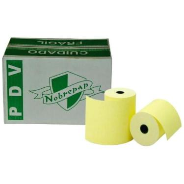 Imagem de 4 Rolos Bobina Térmica 57X300M Relógio De Ponto - Nobre