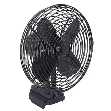 Imagem de 30W 8in Fan Elétrico Recarregável Bateria de Lítio Portátil 18V para Acampar
