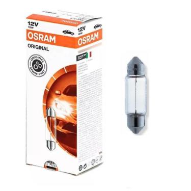 Imagem de Lampada Osram Torpedo 36mm Luz Leitura Interior Placa Posição 10W 12V 