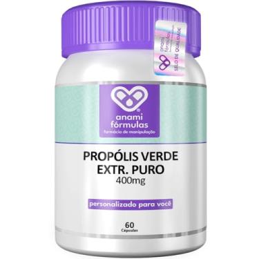 Imagem de Própolis Verde 400mg Extr. Puro Com 60 Cápsulas