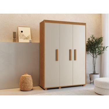 Imagem de Guarda Roupa Belize Solteiro LONCIE 3 Portas 100% MDF