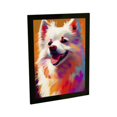 Imagem de Quadro Decorativo Cachorro Lulu Da Pomerania Ilustração