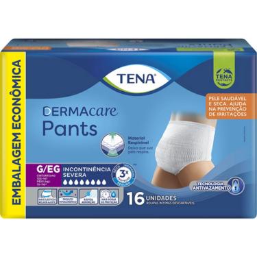 Imagem de Fralda Geriatrica Tena Dermacare Pants G/Eg C/16