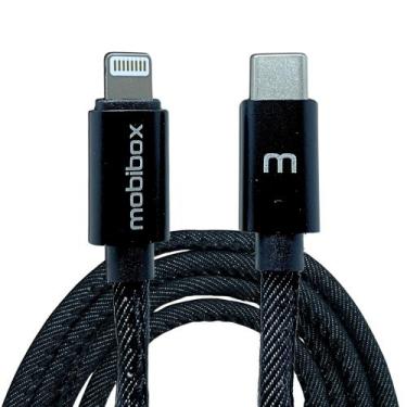 Imagem de Cabo Lightning p/ Iphone - Entrada tipo C - Lacrado +Brinde - Mobibox