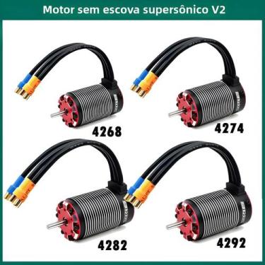 Imagem de Motor Sem Escova De Alta Potência Para Carro 1/8 1/7 RC Traxxas Compat