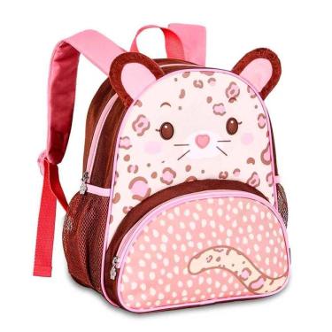 Imagem de Mochila de Costas Infantil - Clio Pets - Onça - Clio Style