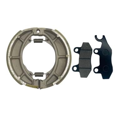 Imagem de Kit Patim Lona De Freio + Pastilha De Freio Suzuki Yes125