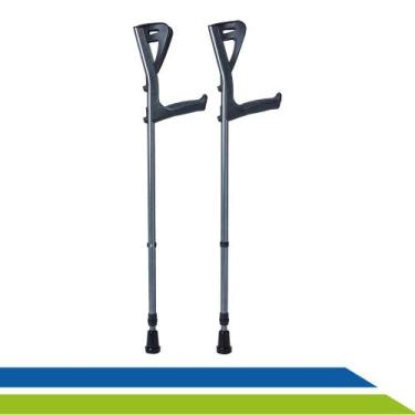 Imagem de Muleta Ortopédica Canadense Adulto Fixa Alumínio Ajustável 9 Regulagen