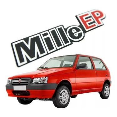 Imagem de Adesivo Mille Ep Fiat Uno Resinado Dx0371 Cor Adesivo Fiat - SPTS