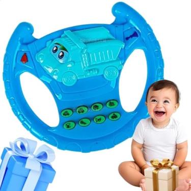 Imagem de Mix Brinquedos Educativos Bebê Kit Cubos Encaixe peças Volante Musical xilofone Escolha Seu Presente natal Ideal caranguejo fujão pinguim para banho criança 1 ano (Volante musical)