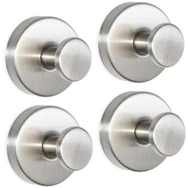 Imagem de ZESLMG Ganchos de parede com ventosa para chuveiro, banheiro, cozinha, porta de vidro, espelho, azulejo – bucha, toalha, casaco, roupão de banho, ganchos adesivos para pendurar até 10 kg, à prova de