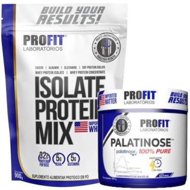Imagem de Combo Whey Protein Isolate 900g + Palatinose 100% Pure 300g - Profit, 