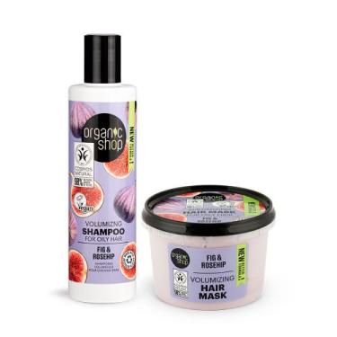 Imagem de Kit shampoo e Máscara Cabelo Oleoso Organic Shop
