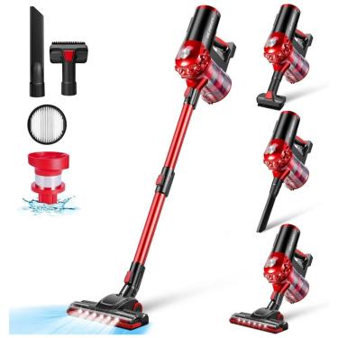 Imagem de Aspirador Sem Fio elezon A200 Recarregável: Poderoso e Leve, com Filtro HEPA, Ideal para Limpeza de Pisos de Madeira Dura e Azulejos