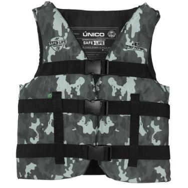 Imagem de Colete Salva-Vidas Adulto Unissex Homologado Ajustável Esportivo Praia