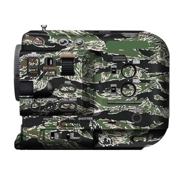 Imagem de Adesivo de capa de câmera para Sony FX6 protetor de câmera película protetora anti-arranhões decoração FX 6 (camuflagem listrada de íger)