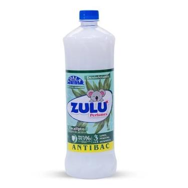 Imagem de Zulu Perfumes Desinfetante Multiuso Antibacteriano Leitoso 1L Eucalipto