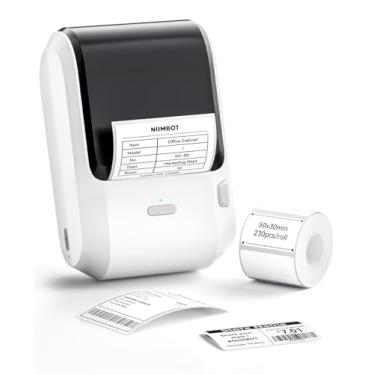 Imagem de NIIMBOT Etiquetadora Bluetooth M3 de 7,5 cm, impressão a cores inteligente de transferência térmica 300DPI recarregável para escritório, pequenas empresas, armazenamento de cabos, compatível com