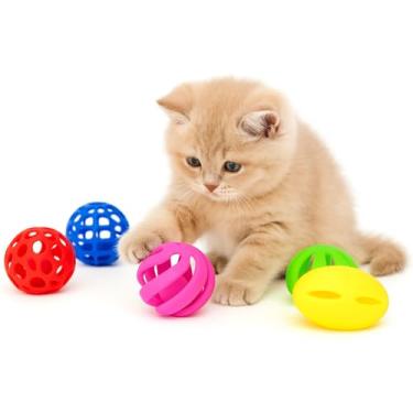 Imagem de AVUK PET - Kit 5 Bolinhas Com Som Interno Brinquedo Para Gato Cachorro