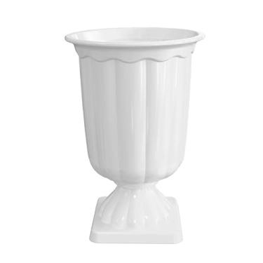 Imagem de Vasos Grego Decoração Festa Acrílico 12,5cm X 19cm (BRANCO)