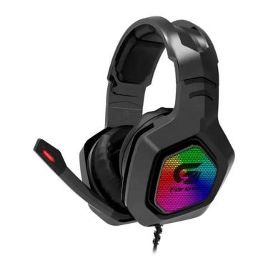 Imagem de Headset Gamer Black Hawk Preto Led Rgb P3 70530 Fortrek