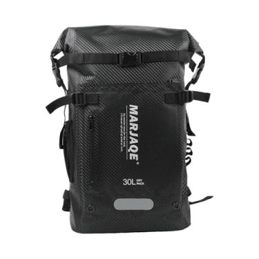 Imagem de UGPLM Mochila de natação de 30 litros, bolsa seca, mochila para o dia a dia, separação de secos e molhados, vários compartimentos, Preto