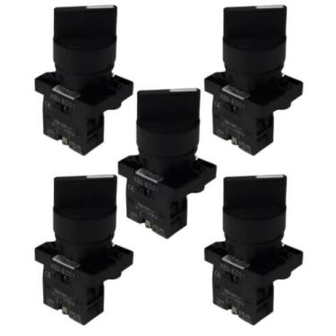 Imagem de Kit 5 chave seletora plast xb2 ed21 2 pos. fixa - 1na stark