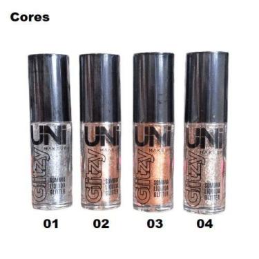 Imagem de Sombra Líquida Glitter Glitzy UNI Makeup - UNI MAKEUP , 02