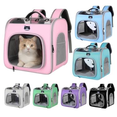 Imagem de Mochila Bolsa Pet Média Transporte Viagem Mala Avião Cães Gatos (verde)