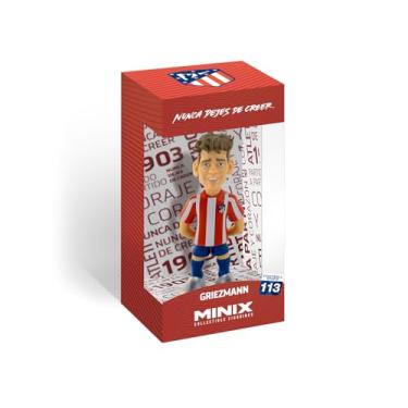 Imagem de Minix Atlético Madrid Antoine Griezmann 12cm Collectible Figurine – Official Licensed La Liga Soccer Mini Figure – Football Gift for Atlético Fans & Collectors
