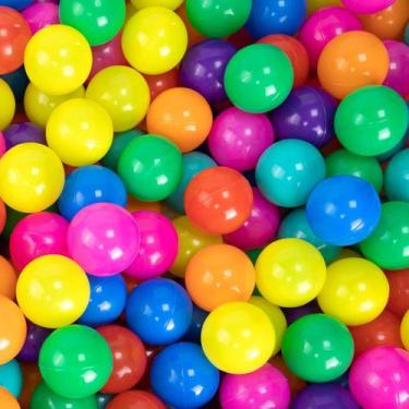 Imagem de Ball Pit Balls Markdang 100 unidades e 8 cores para bebês com bolsa