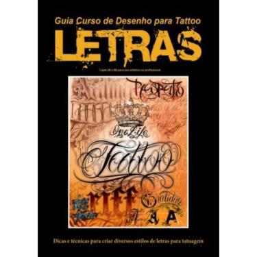 Imagem de Guia Curso De Desenho Para Tattoo - Letras