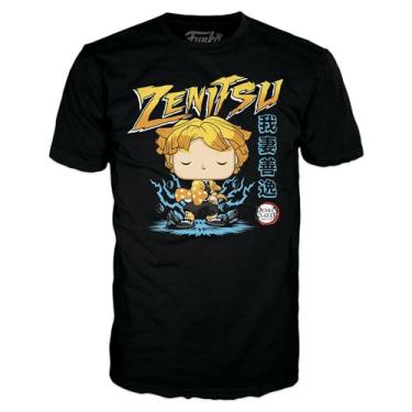 Imagem de POP! TEES - CAMISETA DEMON SLAYER: KIMETSU NO YAIBA - ZENITSU - TAM. M – FUNKO