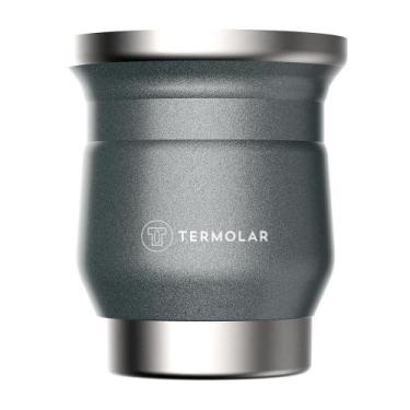 Imagem de Cuia Térmica Termolar Tupi Chumbo 250ml 57459