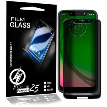 Imagem de Película Privacidade 3d + Pel Câmera Para Moto G7 Play XT1952 5.7 - Ce
