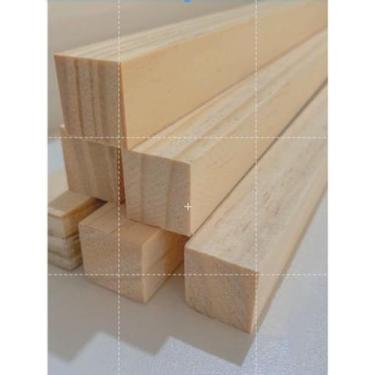 Imagem de Kit 30 Ripa Sarrafo de Madeira Pinus 60 cm x 2cm - GDN