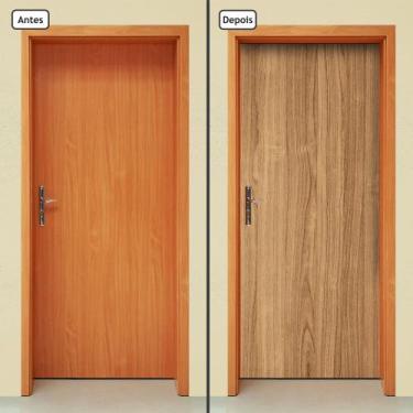 Imagem de Adesivo Decorativo de Porta - Madeira - 867cnpt - Allodi