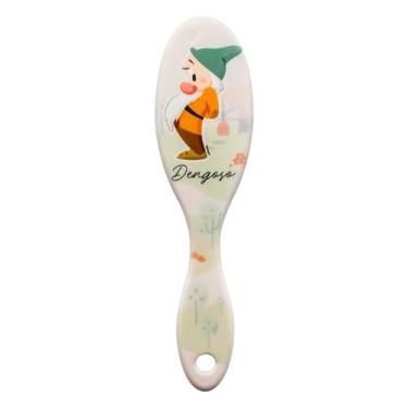 Imagem de Escova De Cabelo Oval Disney Sete Anões Dengoso Marco Boni, Verde