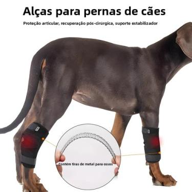 Imagem de Protetor De Bandagem Para Cães Com Artrite, Suporte Para Pernas, Braça