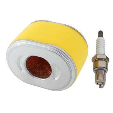 Imagem de ECSiNG Filtro de ar de placa vibratória com vela de ignição compatível com BAUMAX VP16/44 (VP 16/44)