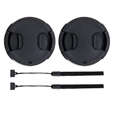 Imagem de Capa para lente frontal de 62 mm com capa de luxo para Nikon Z DX 50-250mm f4.5-6.3, Z 35mm f1.8 S, Sony E 10-18mm f4 OSS, Fuji Fujinon XF 23mm f1.4 R e mais lentes com rosca de filtro de 62mm