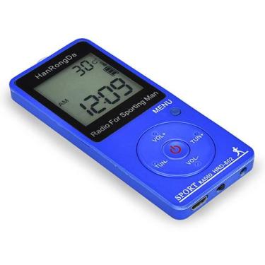 Imagem de HanrongDa HRD 602 Receptor de rádio portátil FM/AM Rádio LCD Display B